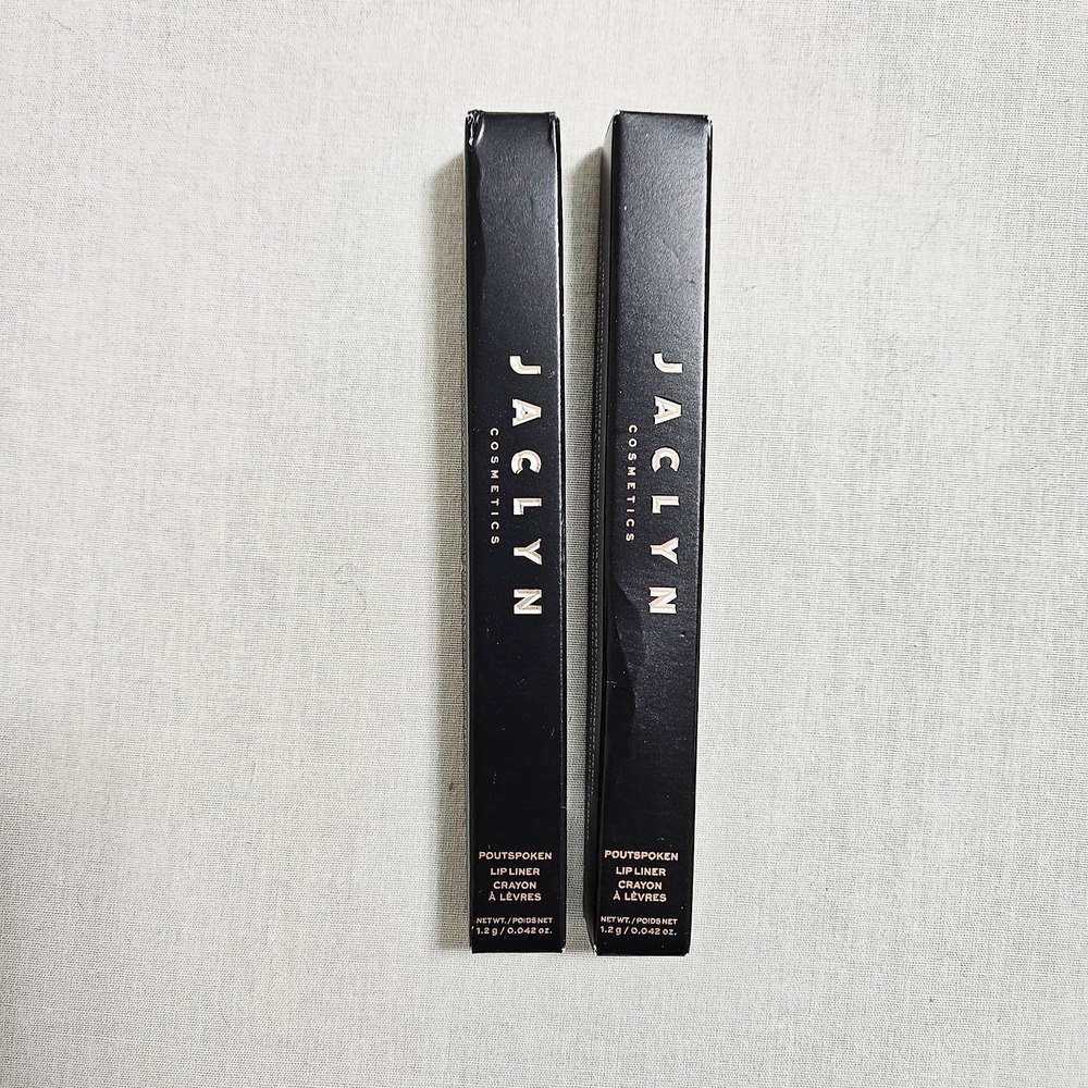 JACLYN Cosmetics Poutspoken 2 Lip Liner Crayons NIB Yes B*tch & I'm In It Pinks